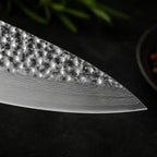 TASAI – Nóż Chef Knife 8” Hammered Damascus Steel