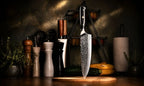 TASAI – Nóż Chef Knife 8” Hammered Damascus Steel