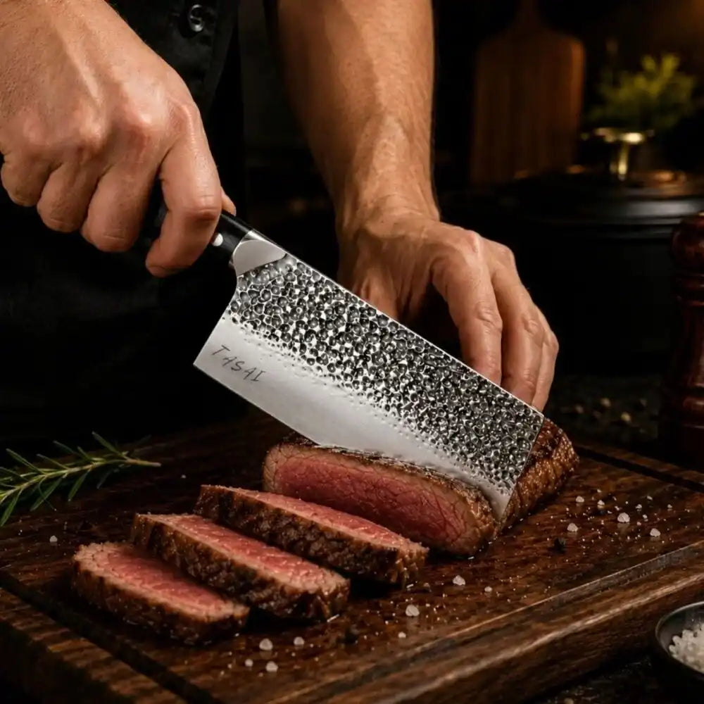 TASAI – Tasak 7” Hammered Cleaver