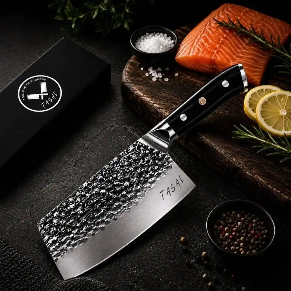 TASAI – Tasak 7” Hammered Cleaver