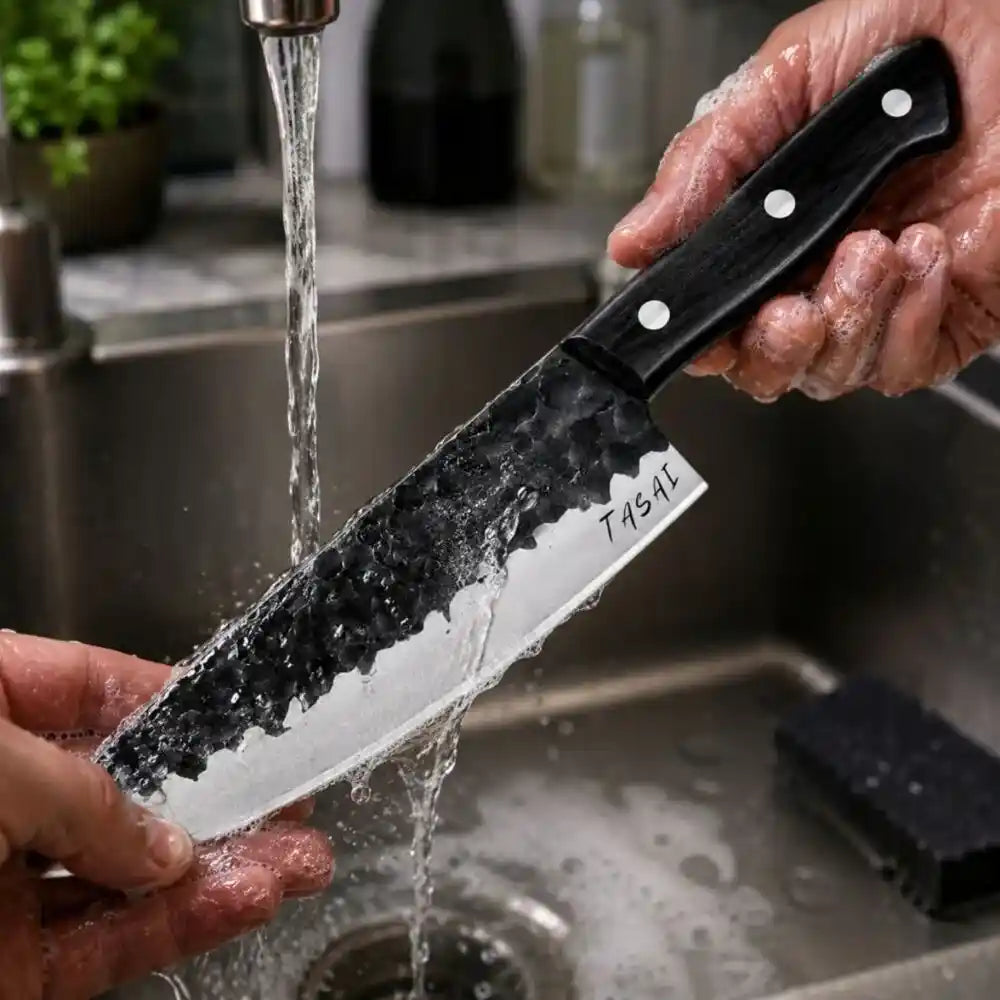 TASAI – Nóż Gyuto 8” Stamping Grain