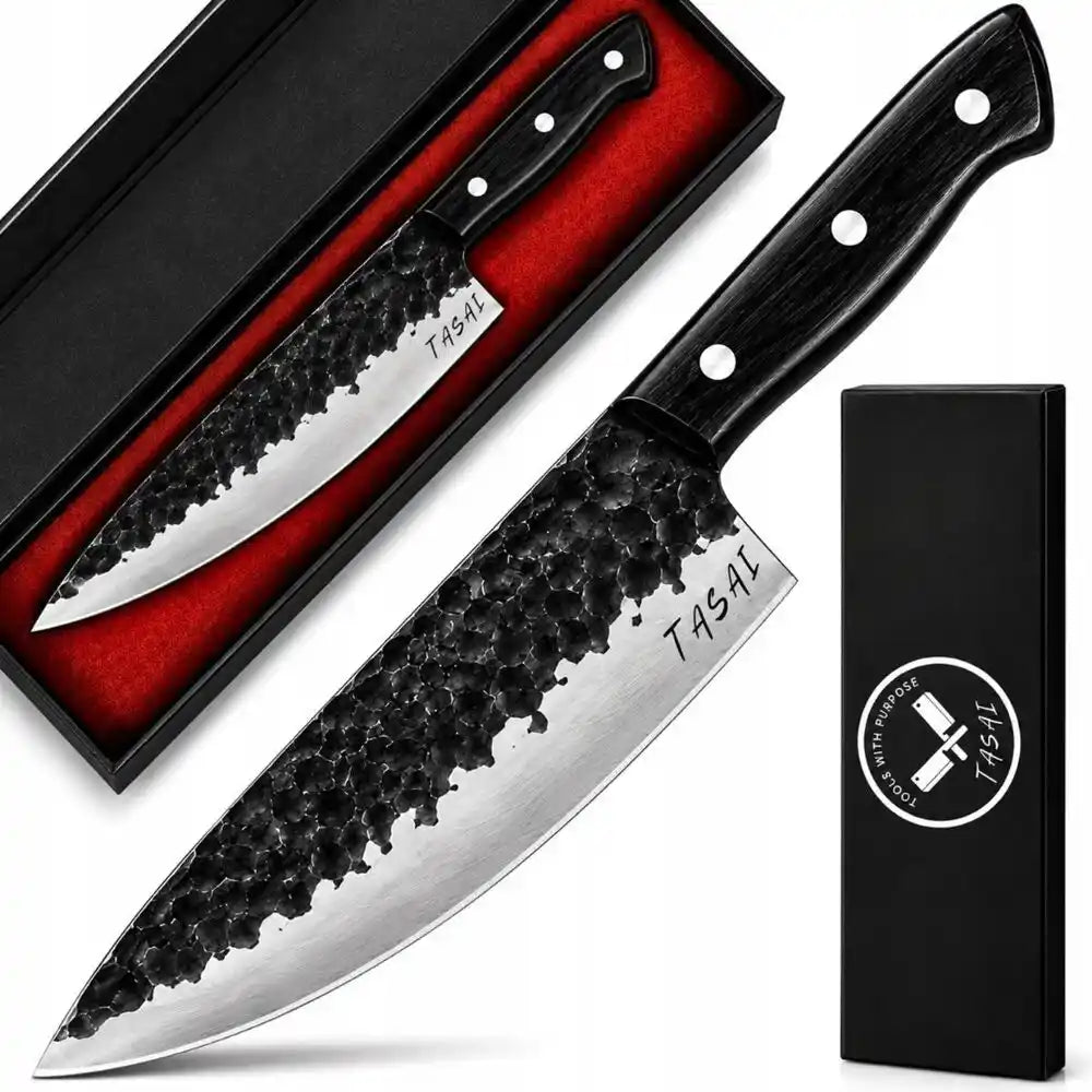 TASAI – Nóż Gyuto 8” Stamping Grain
