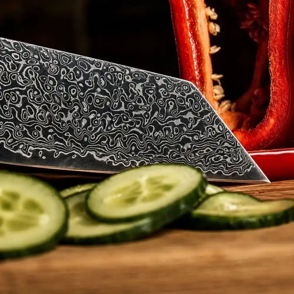 TASAI – Nóż Kiritsuke 8” Damascus Steel