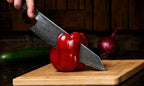 TASAI – Nóż Kiritsuke 8” Damascus Steel
