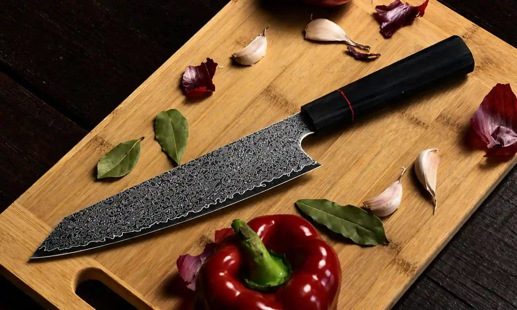 TASAI – Nóż Kiritsuke 8” Damascus Steel