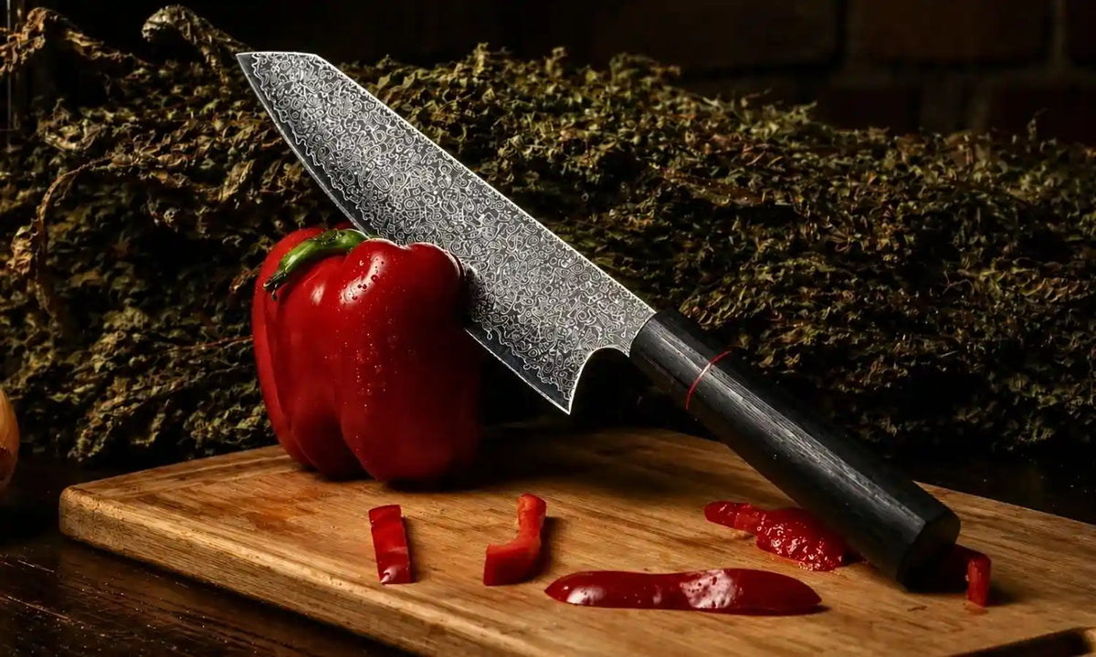 TASAI – Nóż Kiritsuke 8” Damascus Steel