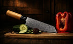 TASAI – Nóż Kiritsuke 8” Damascus Steel